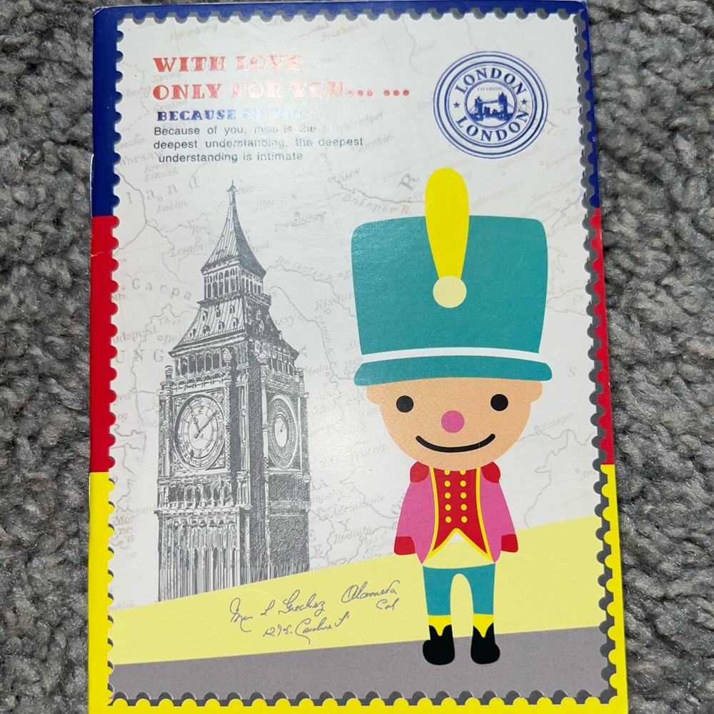 - $1 LONDON MINI NOTEBOOK. NEW. $1 WITH ANY ORDER OF $10 OR MORE
